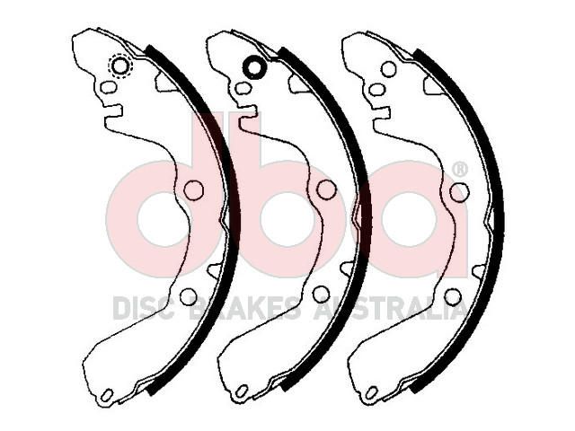 Street Series Brake Shoes [Mitsubishi Pajero/Nimbus 228.6mm] - TecDoc Only