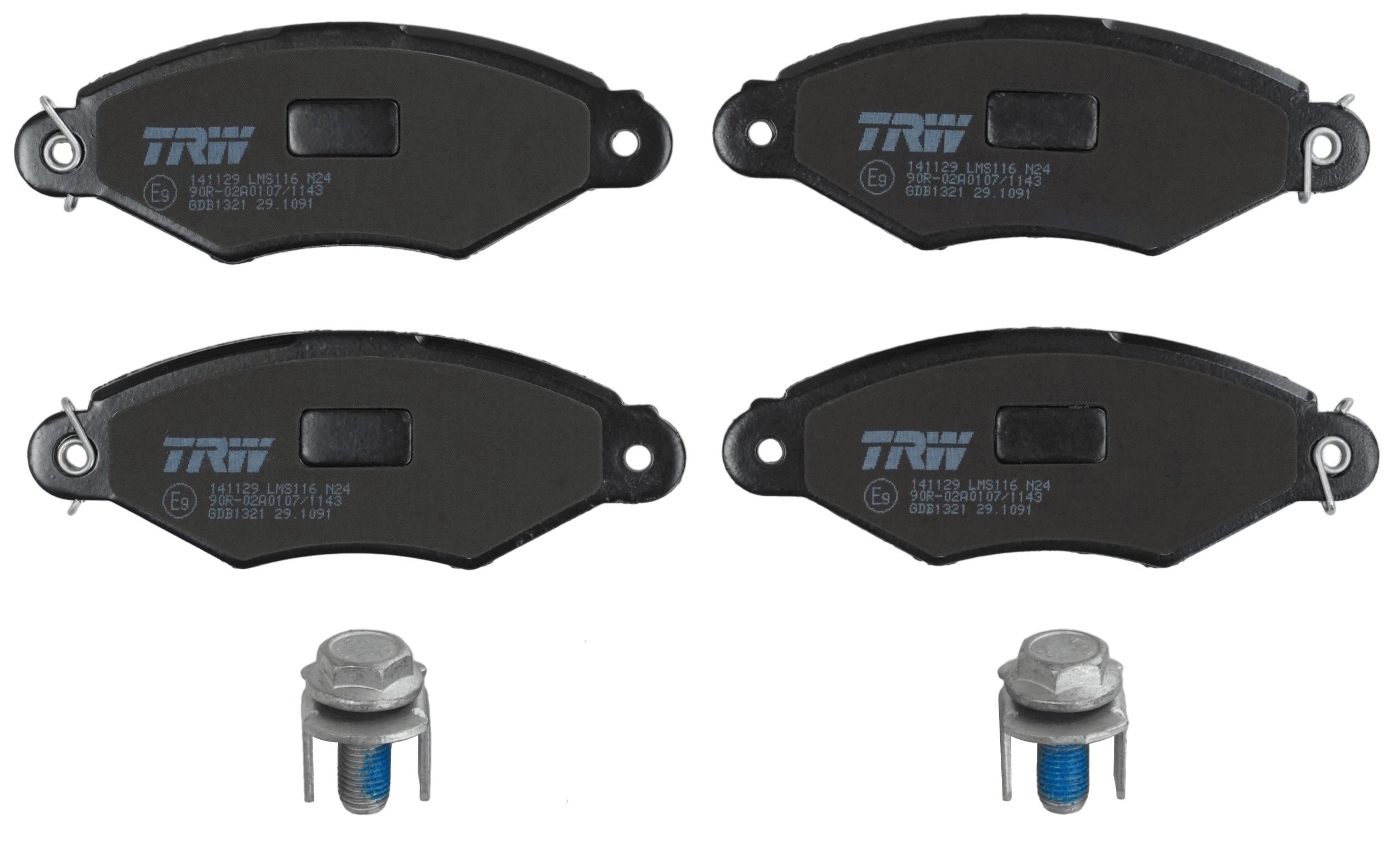 TRW DISC BRAKE PADS - TecDoc 2