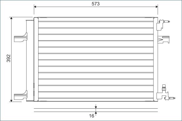 Condenser, air conditioning 814201