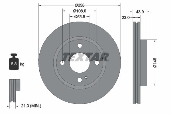 Brake Disc 92176005