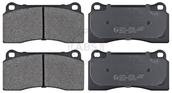 Bremsbelagsatz, Scheibenbremse