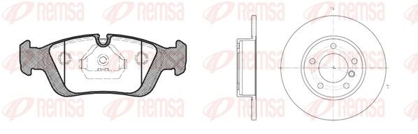 8384.00 REMSA Twin Kit Fék készlet, tárcsafék
