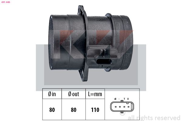 KW 491 446 - Luftmassenmesser