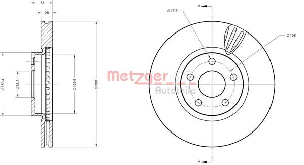 Brake Disc 6110814