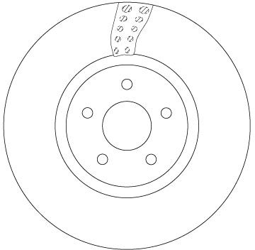 TRW BRAKE DISC - TecDoc 2