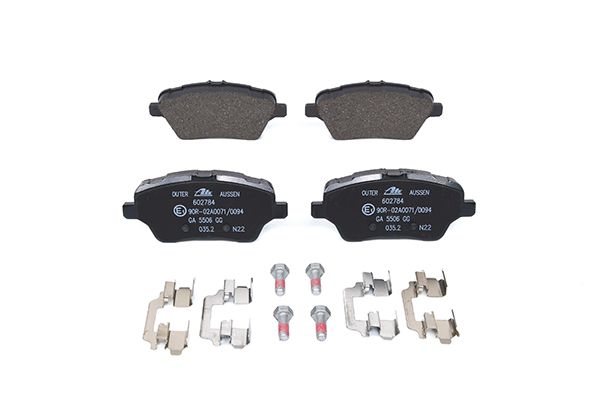 Brake Pad Set, disc brake 13.0460-2784.2