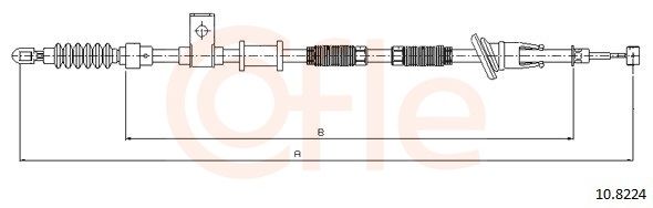 COFLE 10.8224 - Seilzug, Feststellbremse