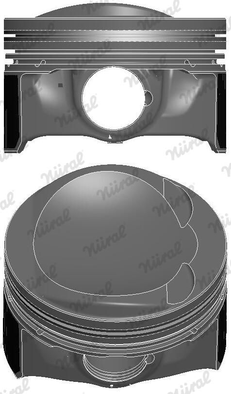 N&Uuml;RAL 87-443800-00 - Kolben