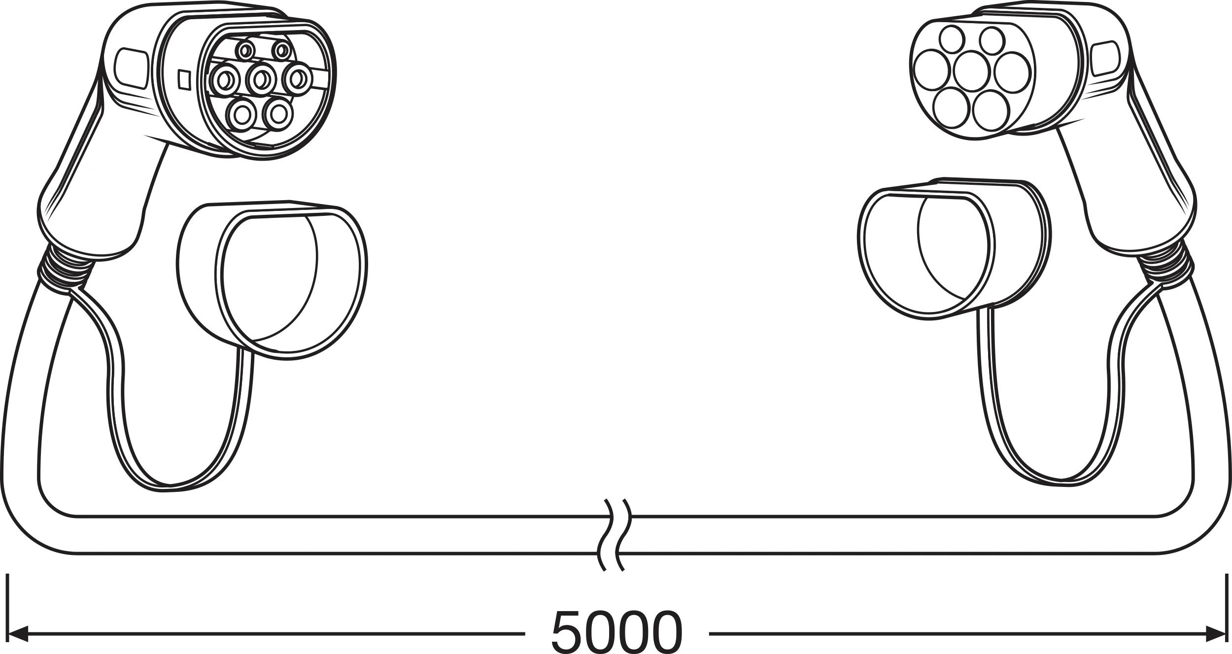 Ladekabel, Elektrofahrzeug