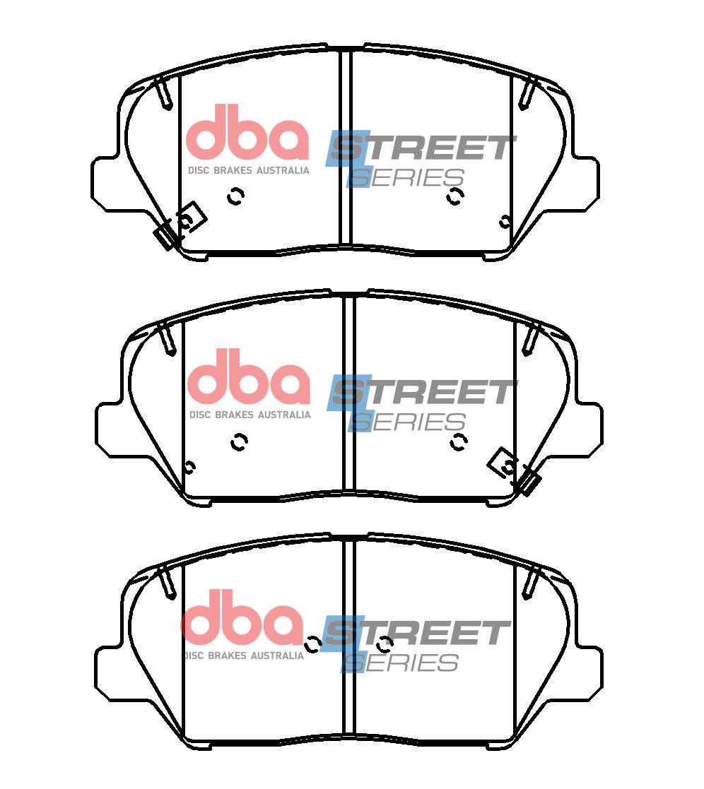 DBA SS STREET SERIES BRAKE PADS [ Kia Cerato 2018 -> F ] - TecDoc Only
