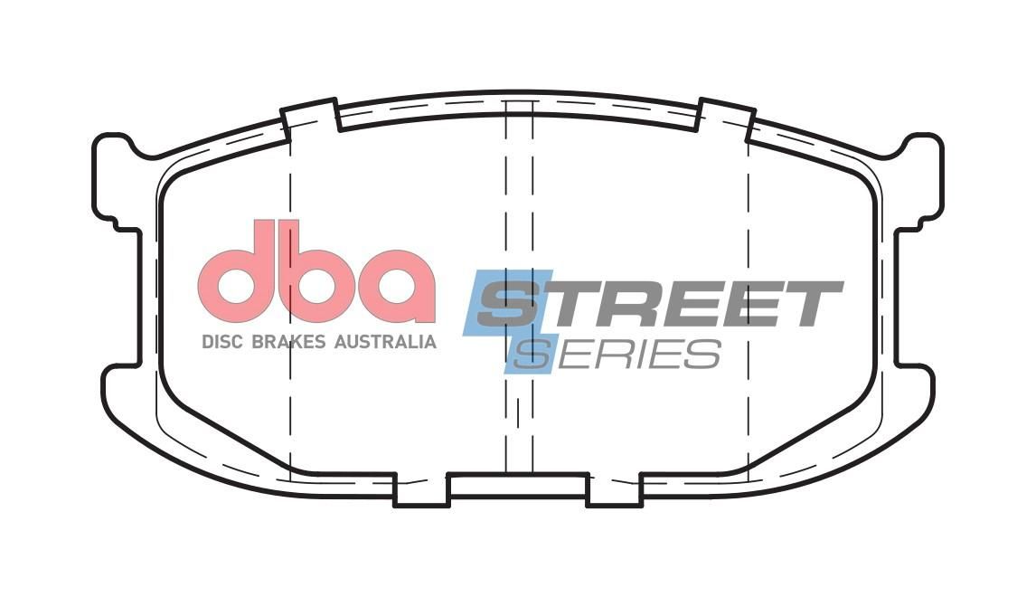 DBA SS STREET SERIES BRAKE PADS [ Ford & Mazda 1980-1989 F ] - TecDoc Only