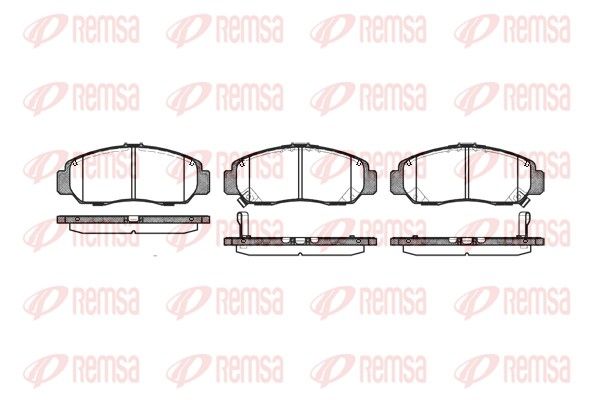 Brake Pad Set, disc brake 0747.12