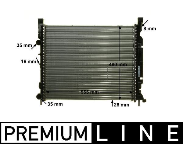 MAHLE CR 1155 000P - K&uuml;hler, Motork&uuml;hlung