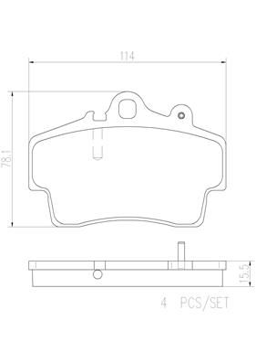 PORSCHE BOXTER 987 05-12 (FRT) - TecDoc 1
