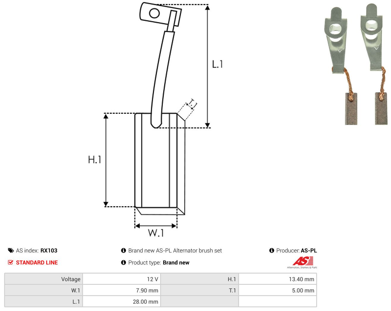Kohleb&uuml;rste, Generator