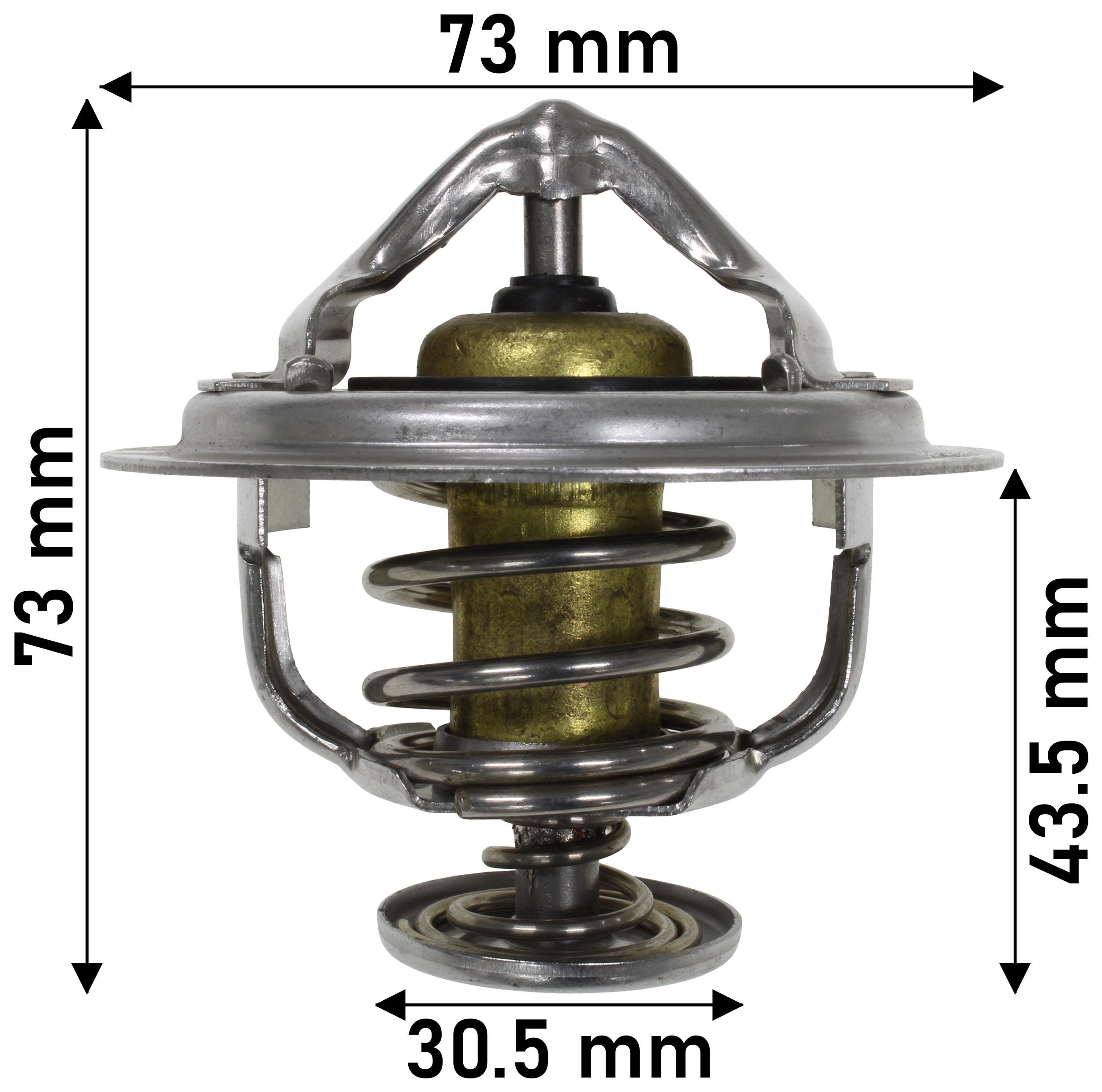 THERMOSTAT 73MM DIA 89C DAIHATSU/TOYOTA - TecDoc Only
