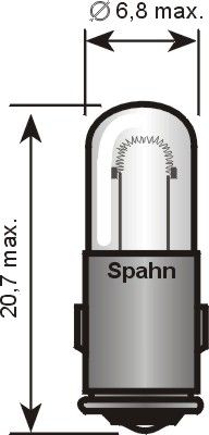 Gl&uuml;hlampe, Innenraumleuchte