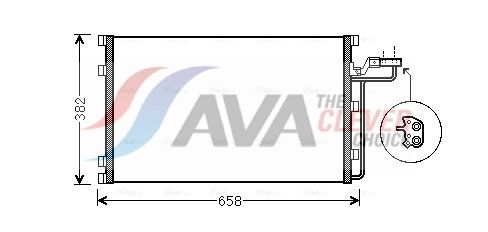 AVA QUALITY COOLING VO5139 - Kondensator, Klimaanlage ** CLEVER FIT **