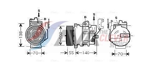 AUAK187 AVA QUALITY COOLING ** CLEVER FIT ** kompresszor, klíma