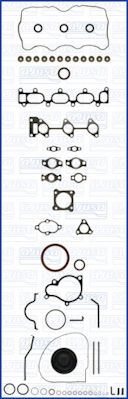 Juego completo de empaques, motor