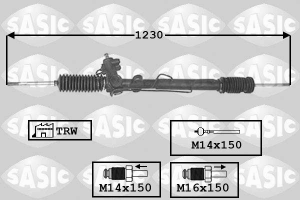 7006043 SASIC kormánygép