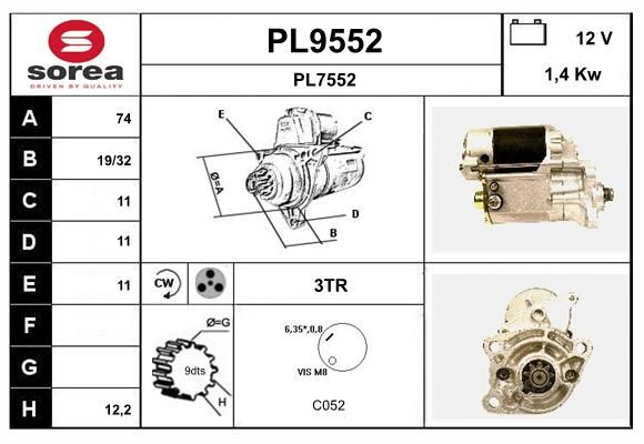 DEMARREUR PL - CATERPILLAR