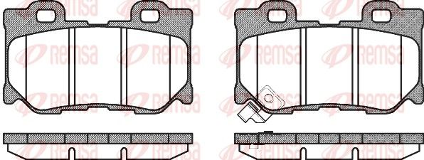 Premium Rear Brake Pad Set Premium Rear Brake Pad Set