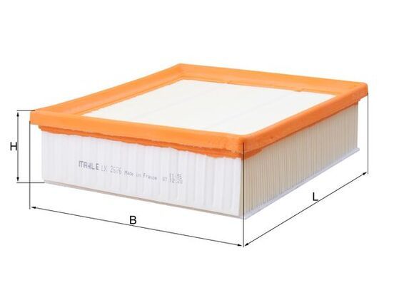 KNECHT LX 2676 - Luftfilter