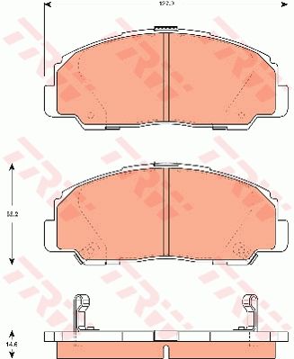 TRW DISC BRAKE PADS - TecDoc Only