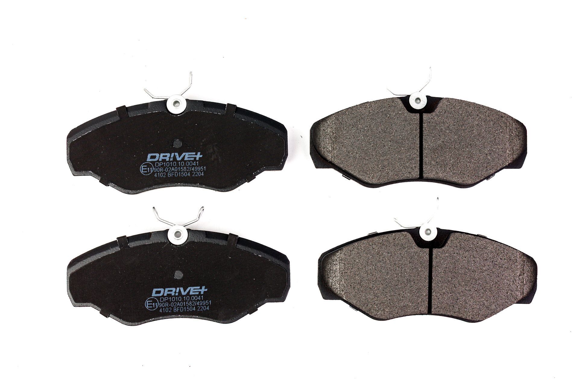 stabdžių trinkelių rinkinys, diskinis stabdys DP1010.10.0041 Dr!ve+