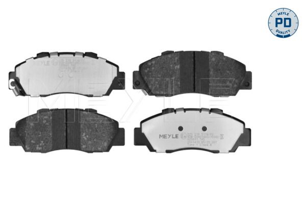MEYLE 025 216 5118/PD - Bremsbelagsatz, Scheibenbremse PD