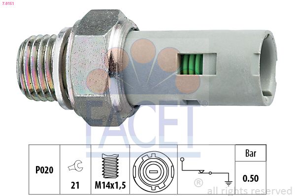 Oil Pressure Switch 7.0151