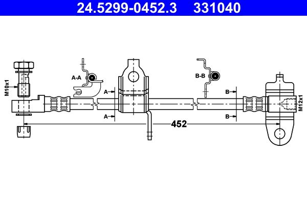 Brake Hose 24.5299-0452.3