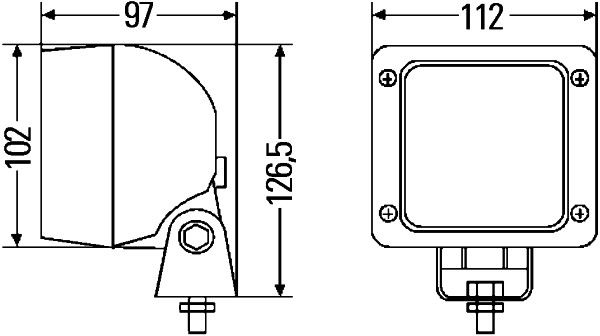 Arbeitsscheinwerfer
