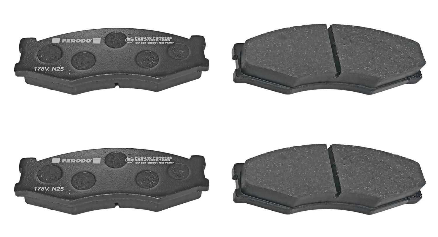 FERODO FDB340 - Bremsbelagsatz, Scheibenbremse PREMIER ECO FRICTION