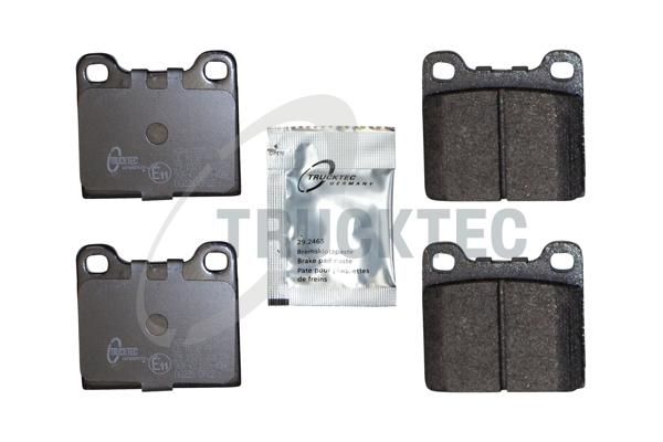 Bremsbelagsatz, Scheibenbremse