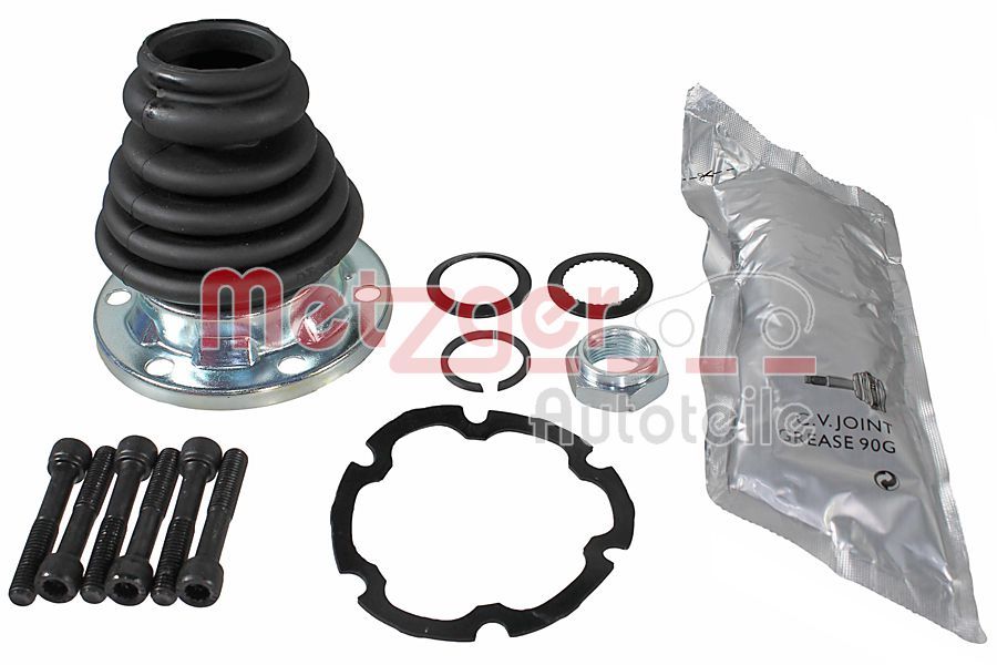 Faltenbalgsatz, Antriebswelle