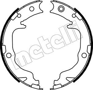 Brake Shoe Set, parking brake 53-0362