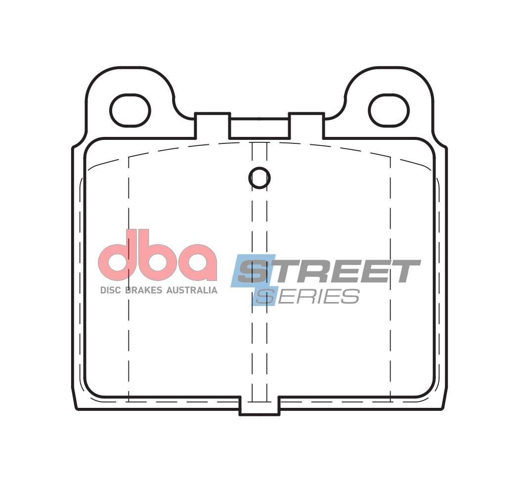 DBA SS STREET SERIES BRAKE PADS [ Volkswagon Transporter 1967 - 1992 F ] - TecDoc Only
