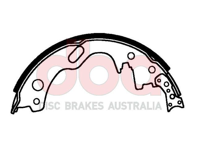 Street Series Brake Shoes [Nissan Atlas/Cabstar 220mm] - TecDoc Only