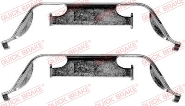 Accessory Kit, disc brake pad 109-1222