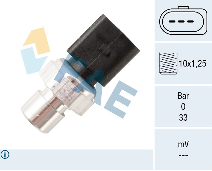 FAE 15810 - Druckschalter, Klimaanlage
