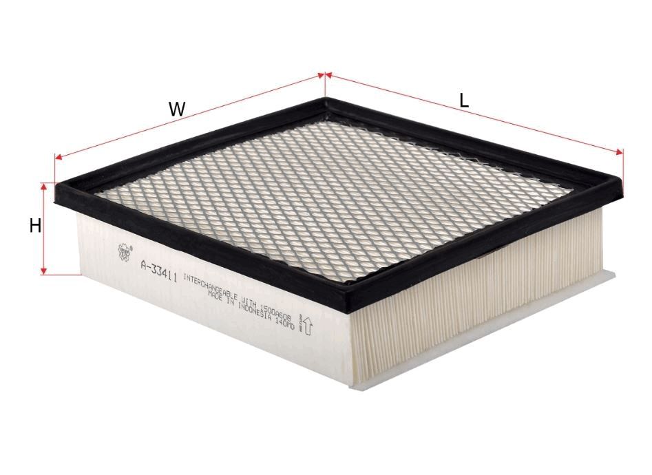 AIR FILTER FITS A1891 - TecDoc Only