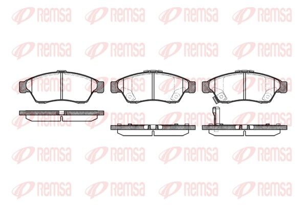 Premium Front Brake Pad Set Premium Front Brake Pad Set