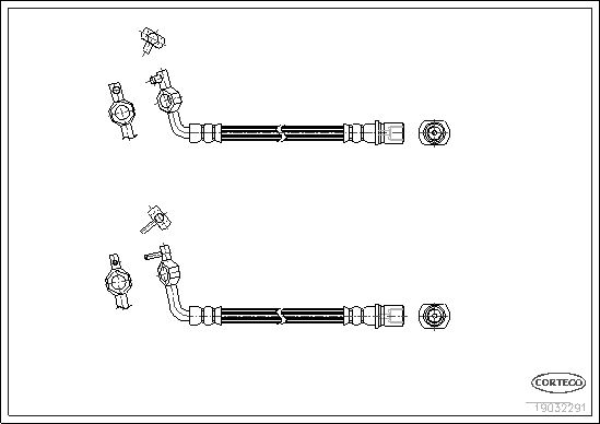 FLEXIBLE DE FREIN TOYOTA LITEACE  0705