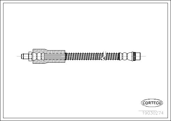 FLEXIBLE DE FREIN RENAULT L.T. M  0705