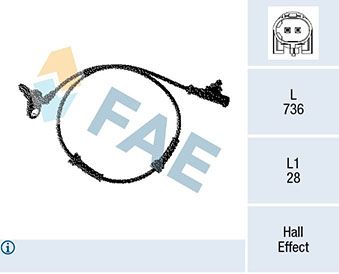 Sensor, Raddrehzahl Sensor, Raddrehzahl