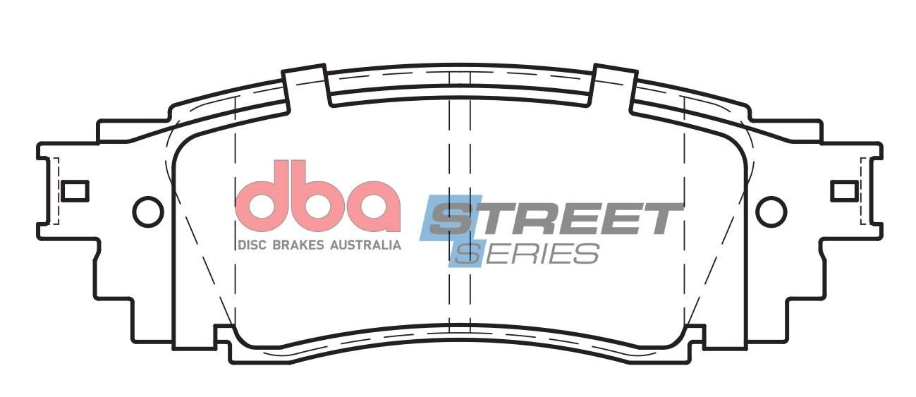 DBA SSEV STREET SERIES BRAKE PADS [ Toyota Alphard Hybrid 2015 On / Camry / C-HR Hybrid 2018 On / RAV 4 Hybrid 2019 On  / Lexus UX250H Hybrid 2018 On R ] - TecDoc Only