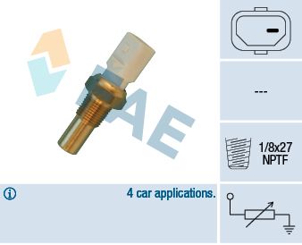 Sensor, K&uuml;hlmitteltemperatur