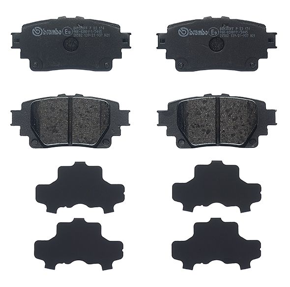Brembo P 83 174 Bremsbelagsatz, Scheibenbremse